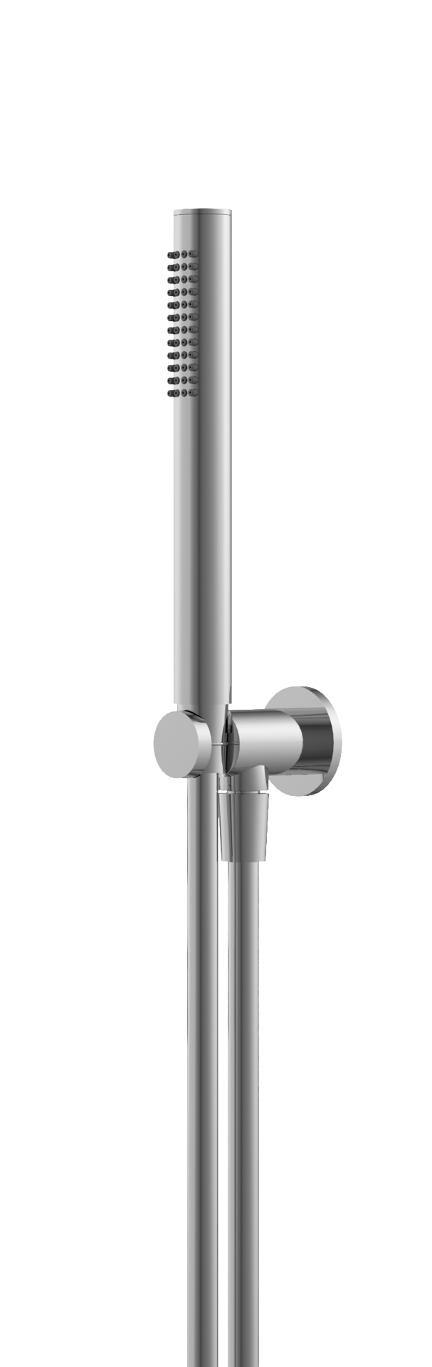 Bristan C WORD02 – Runde Dusch-Wandsteckdose Mit Handbrausenhalter, Verchromt, Für Verdeckte Ventile